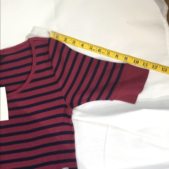 Lauren Ralph Lauren Red Navy Mid Sleeve Dress NWT - Picture 4 of 9